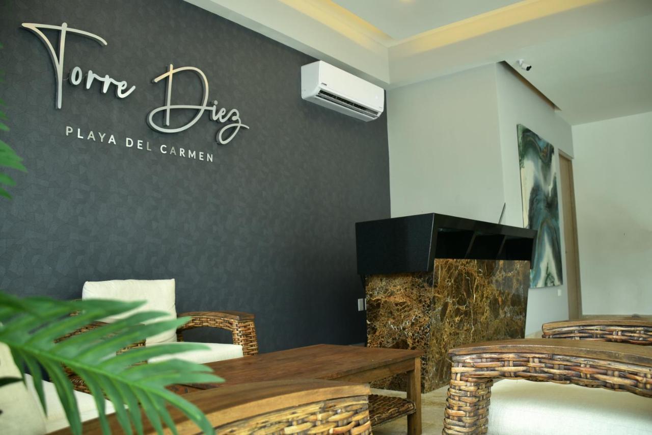 Rentas Vacacionales Torre Diez Playa del Carmen Eksteriør billede
